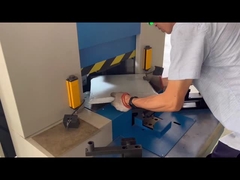 เครื่องทำมุมฝากล่องสแตนเลสสำหรับลูกค้าโปแลนด์