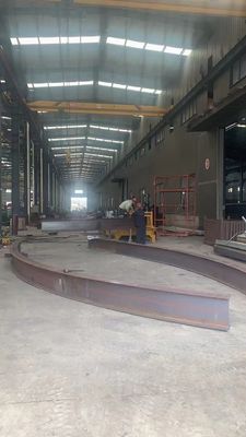 ท่อเหล็ก 2''-8'' พร้อมเครื่องดัดเส้นผ่านศูนย์กลางขนาดใหญ่เพื่อดัดเหล็กส่วนเป็นเรเดียนต่างๆ